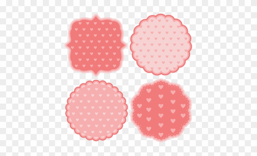 Polka Dot Heart Backgrounds Svg Scrapbook Cut File - Scalable Vector Graphics #1200193