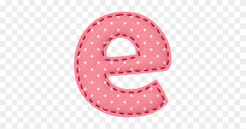 Lliella Strawberrykisses1 E - Polka Dot Letters Png #1200233