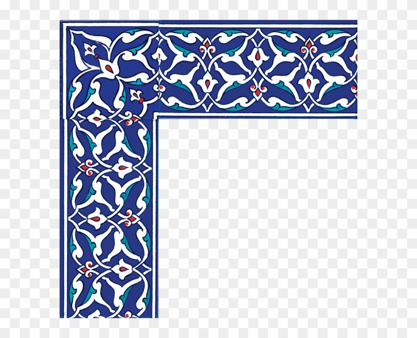 Iznik Desenli Cini Dekor Kutahya Cami Cinisi Altıgen - Tomb Of Gül Baba #1200266
