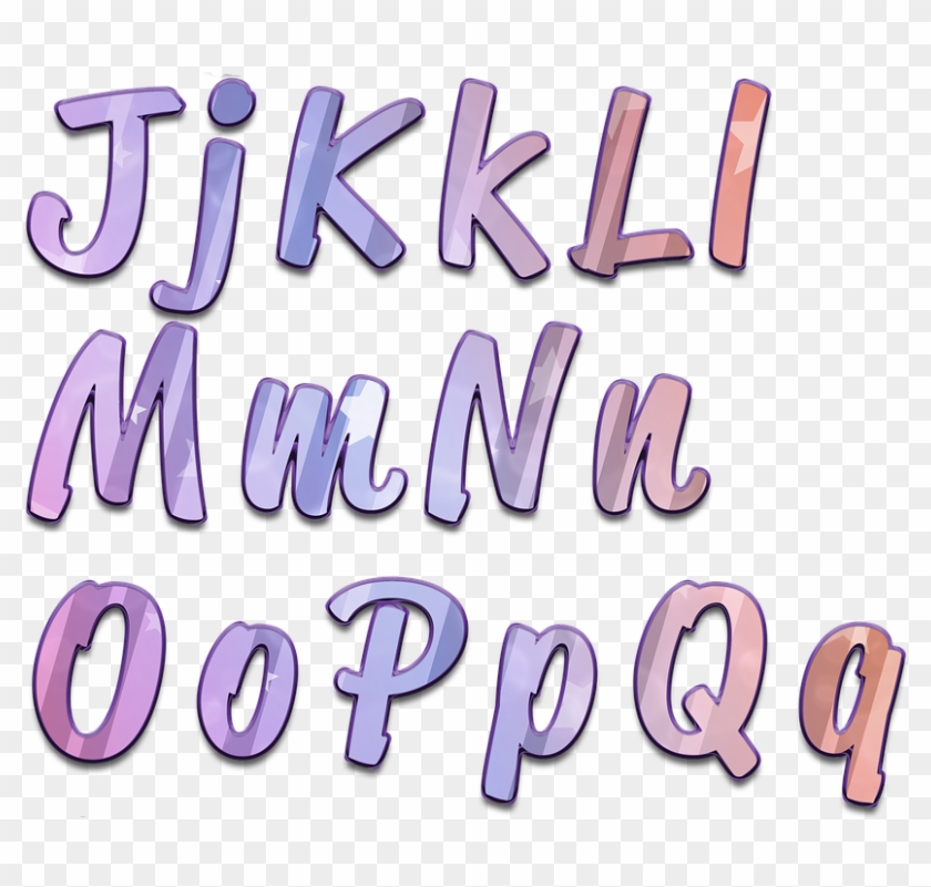 Purple Script Cliparts 1, Buy Clip Art - ตัว อักษร อังกฤษ สวย ๆ #1200290