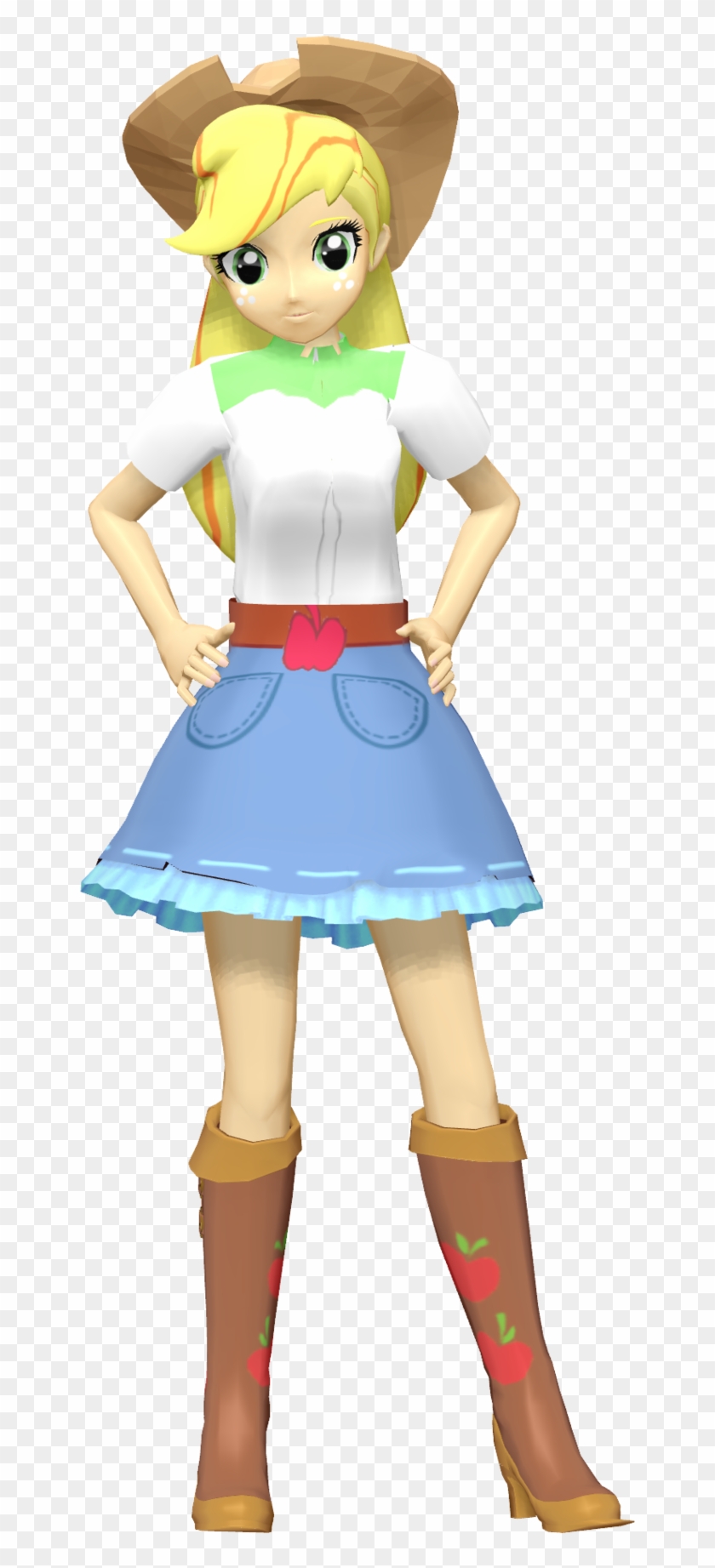 Applejack Equestria Girl By Frede15 Applejack Equestria - Cartoon #1200369