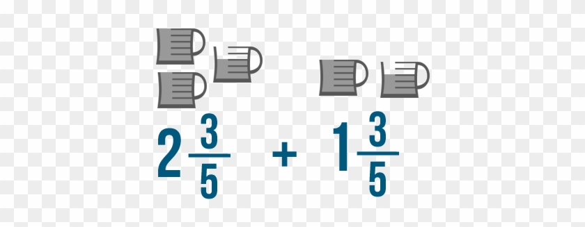 Adding Fractions Clipart - Examples Of Mixed Numbers #1200512