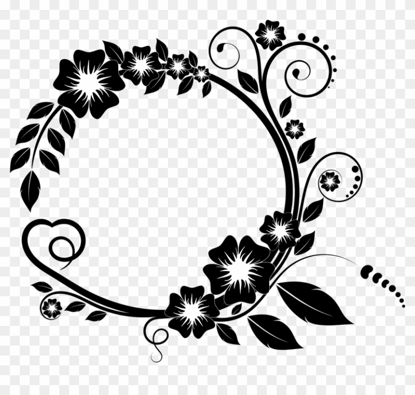 Line Art Flower Design 17, Buy Clip Art - Bingkai Bunga Vektor Png #1200724