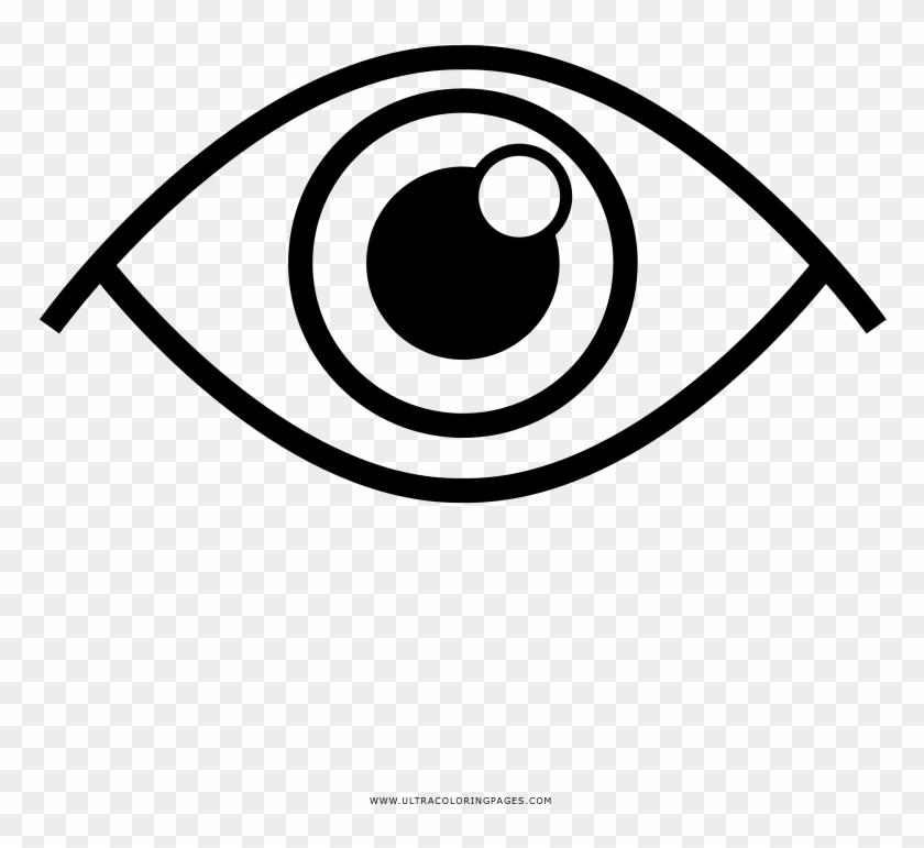 Dibujo De Ojo Para Colorear - Circle #1201602