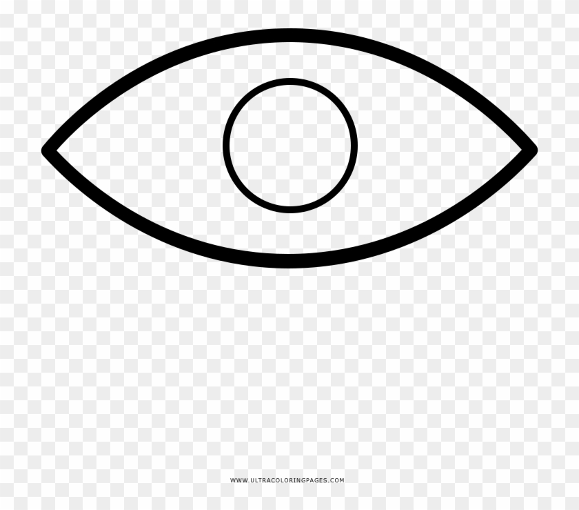 Dibujo De Ojo Para Colorear - Circle #1201612