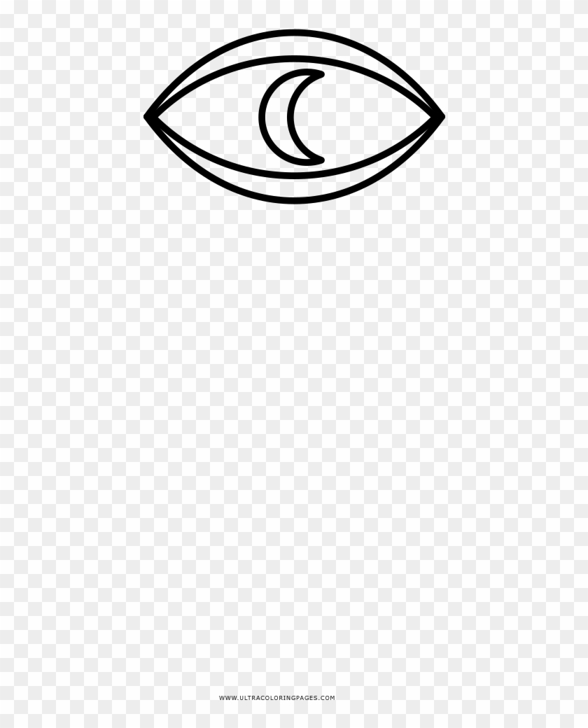 Dibujo De El Ojo De La Noche Para Colorear - Line Art #1201625