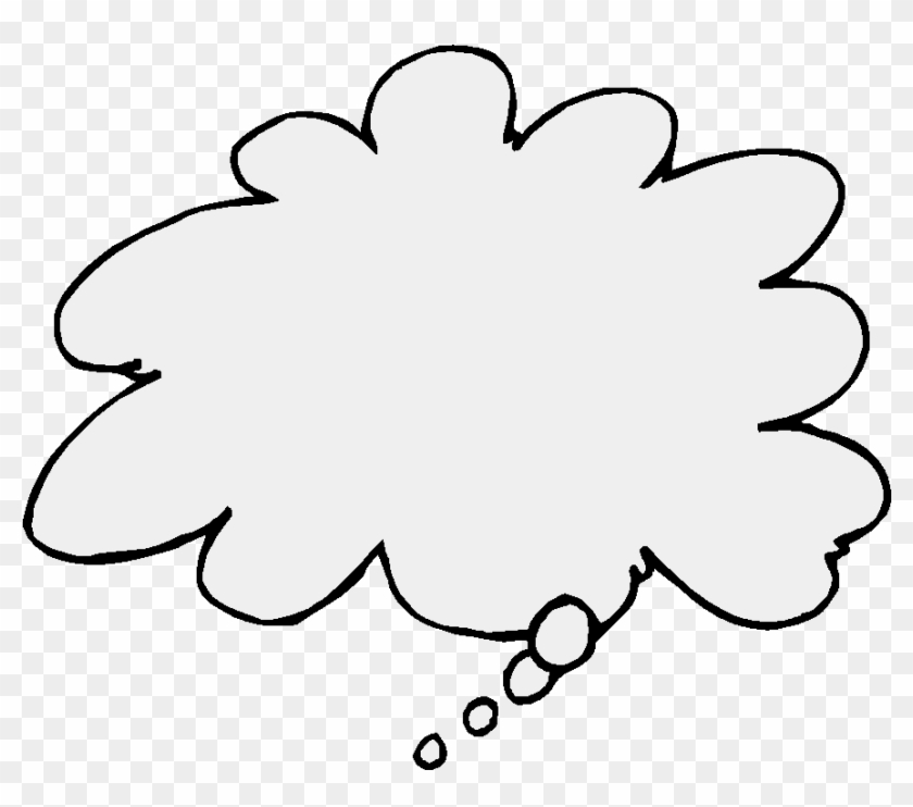 A Way To Create Thought Bubbles With Titledeko - Thought Bubble White #1201717