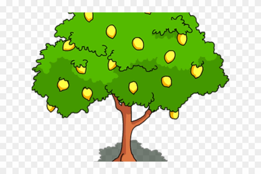 Lemon Tree Clipart - Clip Art Of Mango Tree #1202112