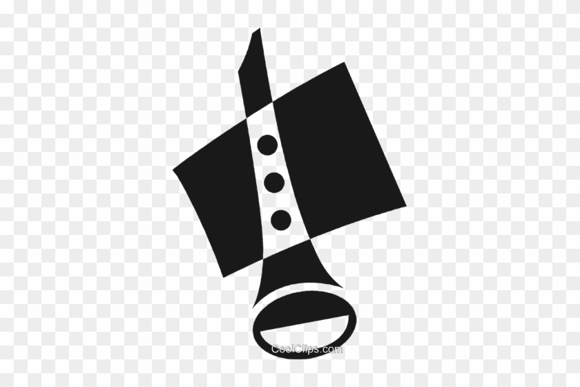 Clarinet Royalty Free Vector Clip Art Illustration - Clarinet Royalty Free Vector Clip Art Illustration #1202370