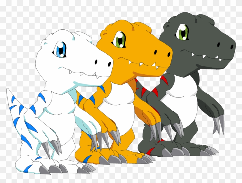 Trio Agumon X By Adrifinel - Digimon Black Agumon X #1202525