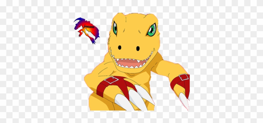 Agumon 2-render By Omegamon1225 - Digimon Data Squad #1202538