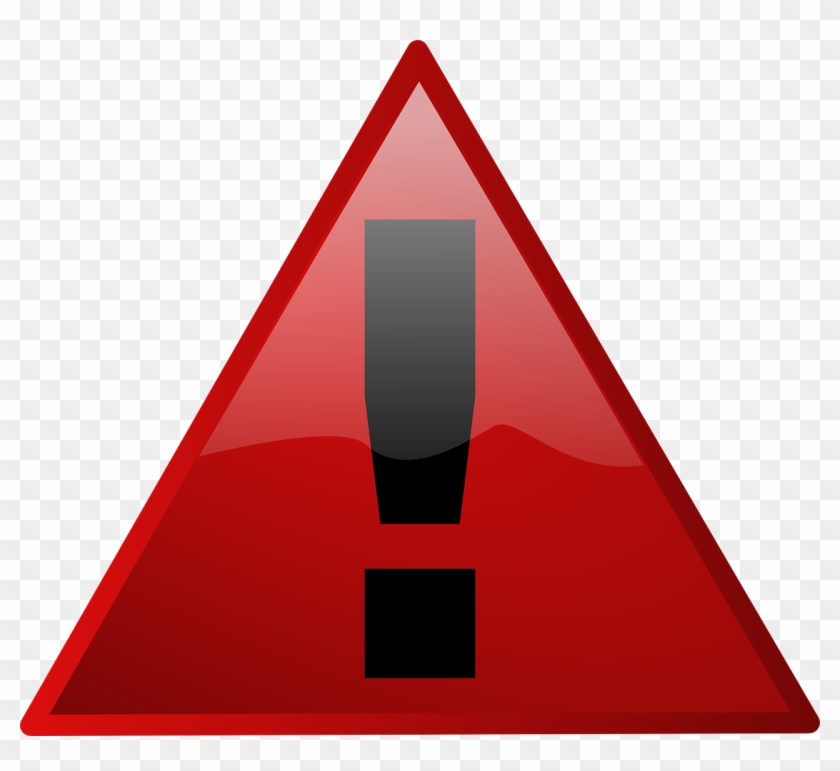 Exclamation Button Warning Png Image - Triangulo Con Signo De Exclamacion #1202952