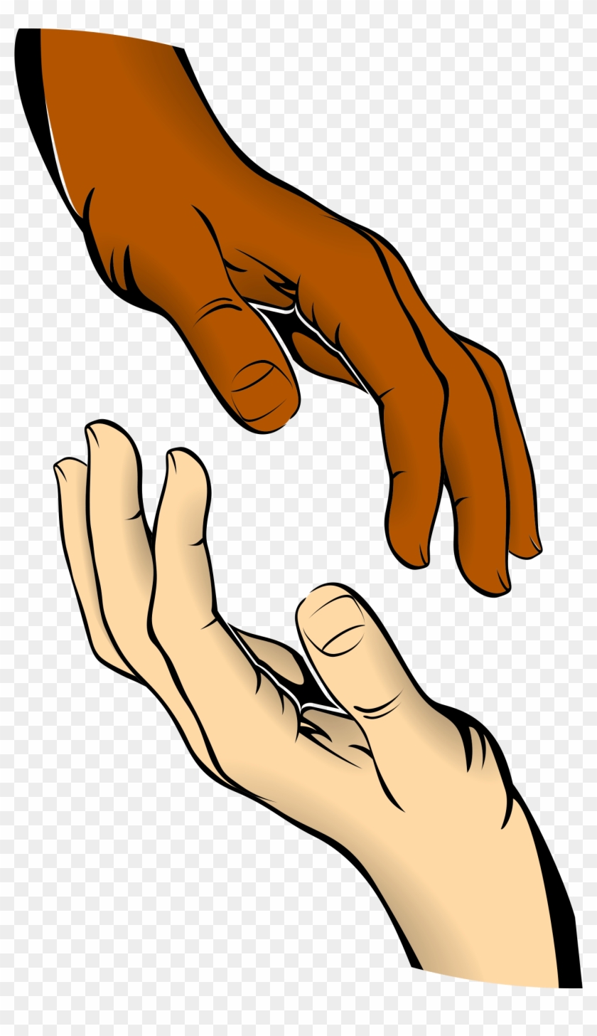 Free Helping Hands Clipart Image - Hand Reaching Out Clipart #1203322