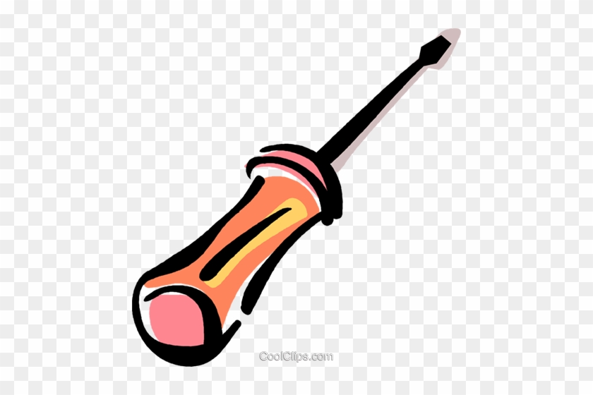 Screwdriver Royalty Free Vector Clip Art Illustration - Screwdriver Royalty Free Vector Clip Art Illustration #1203768