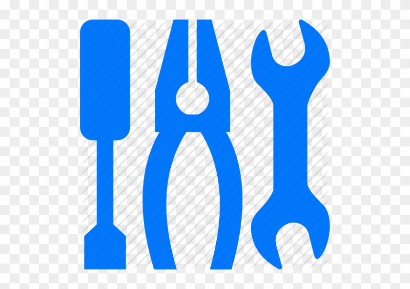 Axe Picture - Icon Tools Blue #1203780