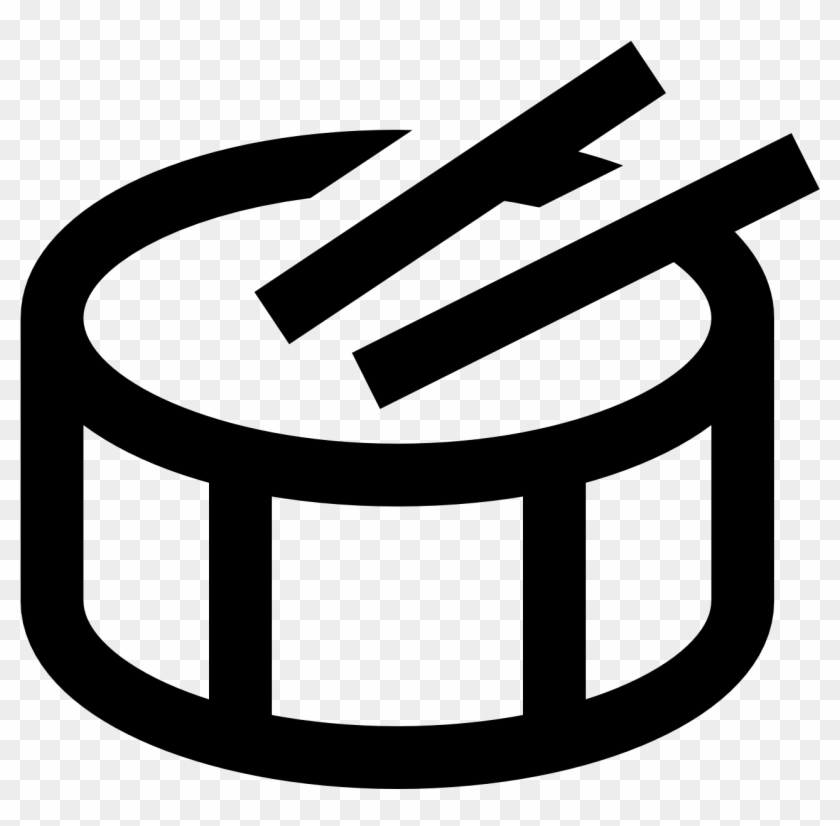 Snare Drum Clipart - Marching Band Icon Png #1203789