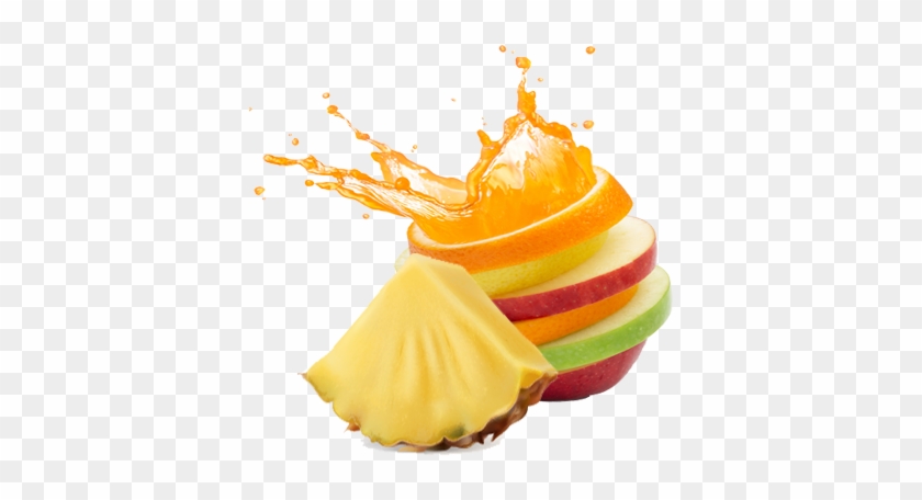 A Blend Of Tropical Fruit Juicy Flavors, Packed With - Graphic Design Creative Idea #1203963