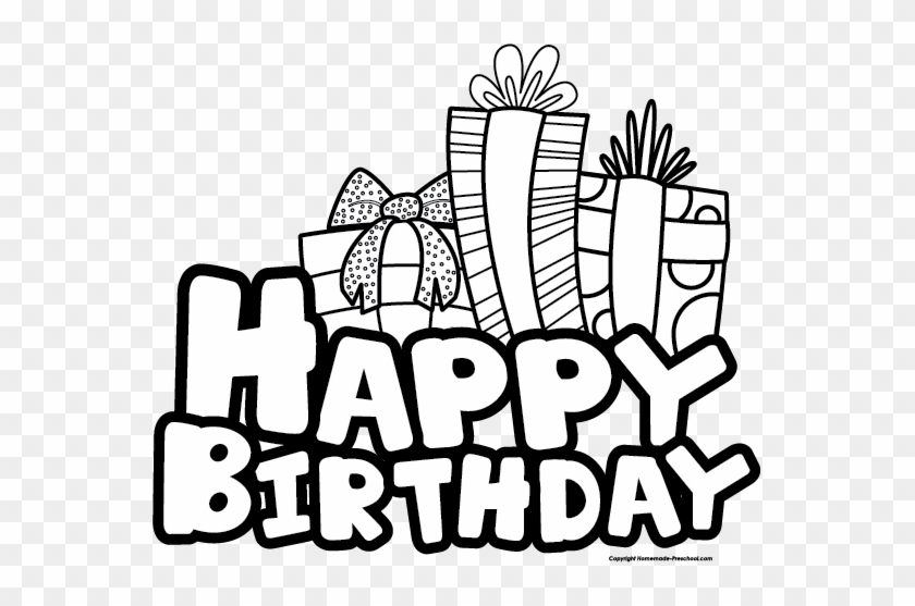 Free Happy Birthday Clipart Diy And Crafts Pinterest - Happy Birthday Line Art #1205225