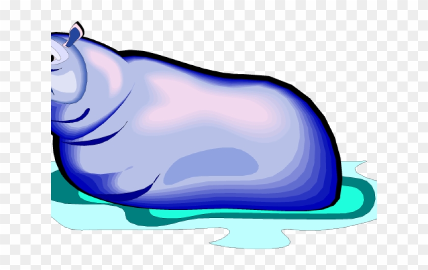 Hippopotamus Clipart Grey - Hippopotamus Clipart Grey #1205229