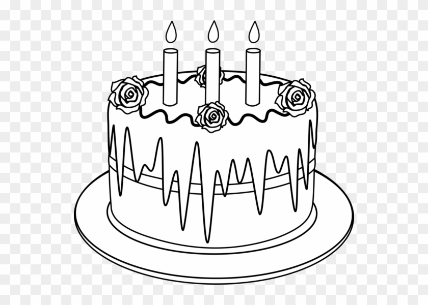 Happy Birthday Cake Stock Vector © Retroclipart - Clip Art Of A Cake #1205311