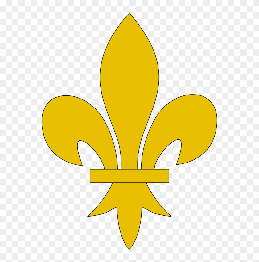 Fleur De Lis - Yellow Fleur De Lis #1205507