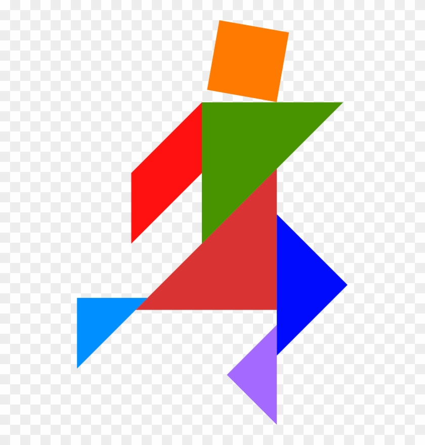 Similar Clip Art - Tangram Clipart #1205703