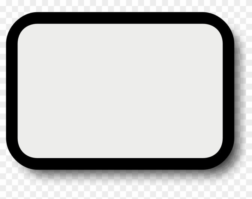 Square Picture Frame Clip Art Clipart - Black Frame Png #1205926