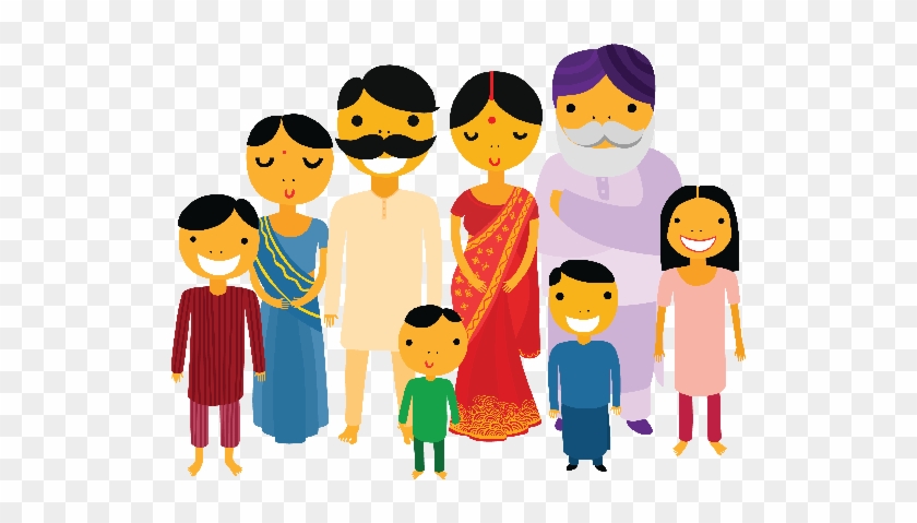 Big Family - Clip Art #1206196