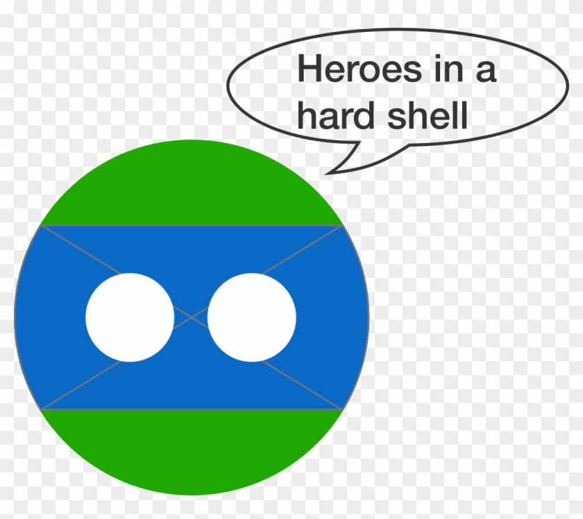 When Sketching Out Leonardo Da Turtle, I Started Out - Circle #1206738