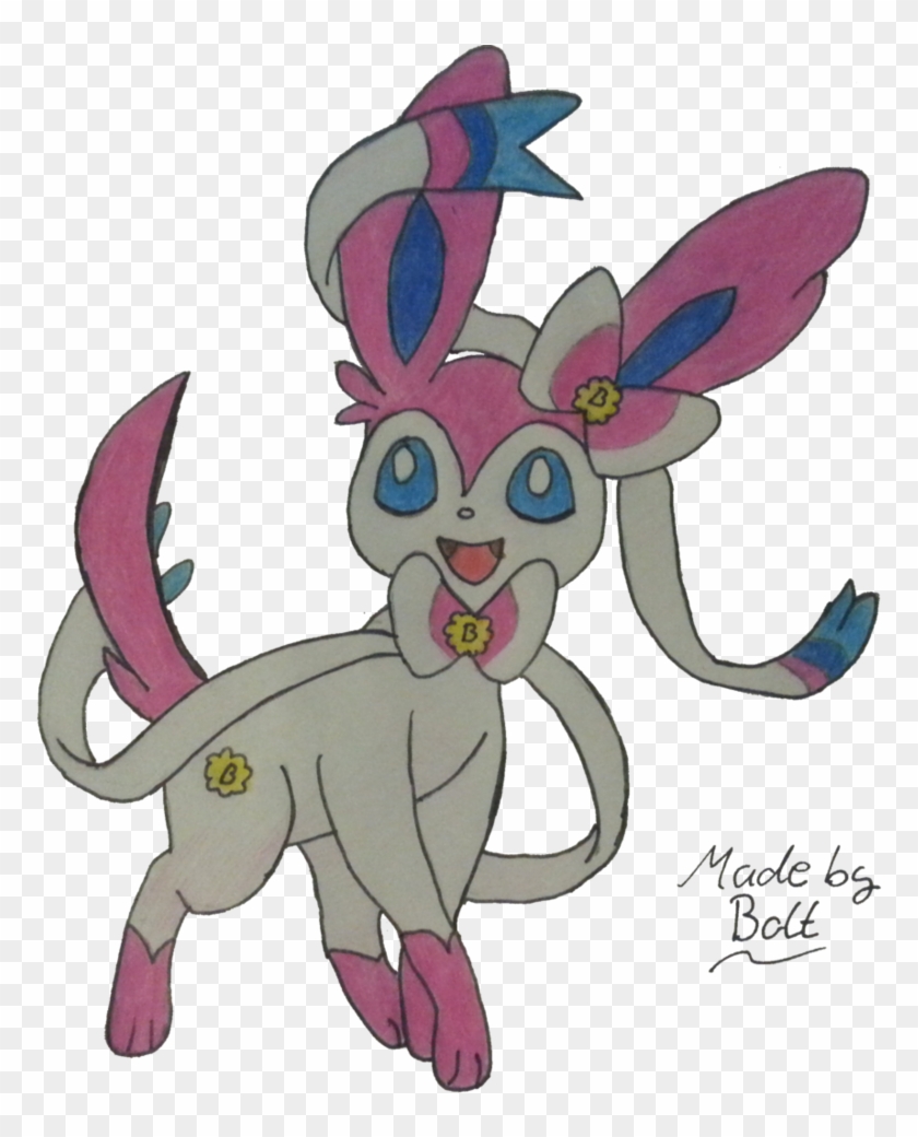Sylveon Buttershy Draw By Boltmagie - Cartoon #1206841
