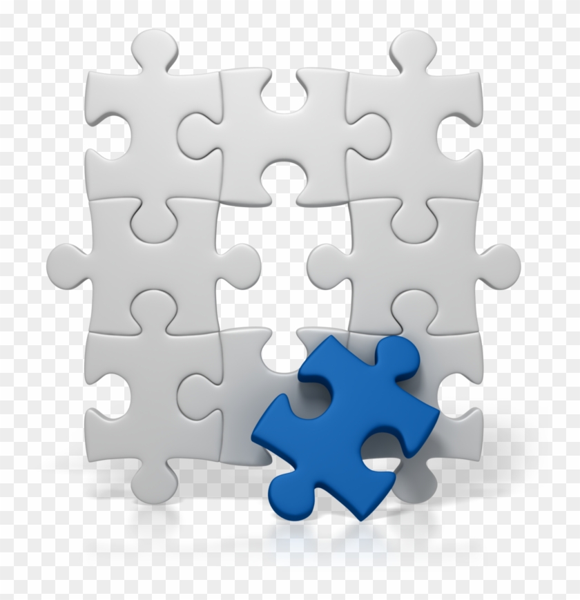 Blue Piece Missing - Missing Puzzle Piece Clip Art #1207043