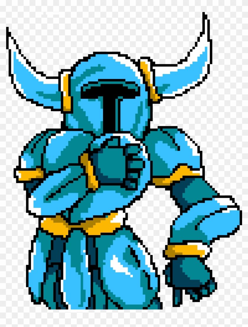 Shovel Knight Posing - Cartoon #1207105