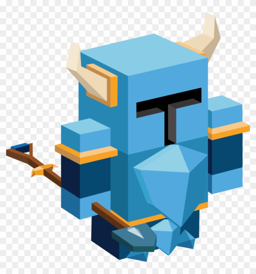 Boxy Shovel Knight By Calfrills - Illustration #1207110