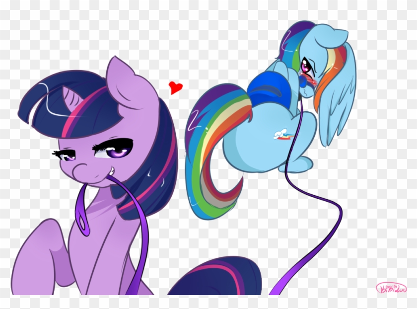 Kikiluv17, Blushing, Collar, Leash, Lesbian, Pet Play, - Rainbow Dash Pet Play #1207413