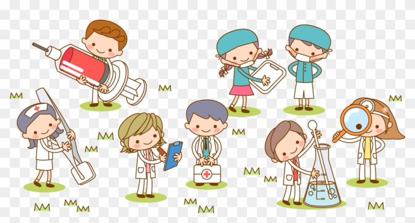 Cartoon Physician Illustration - 卡通 研究 #1207525