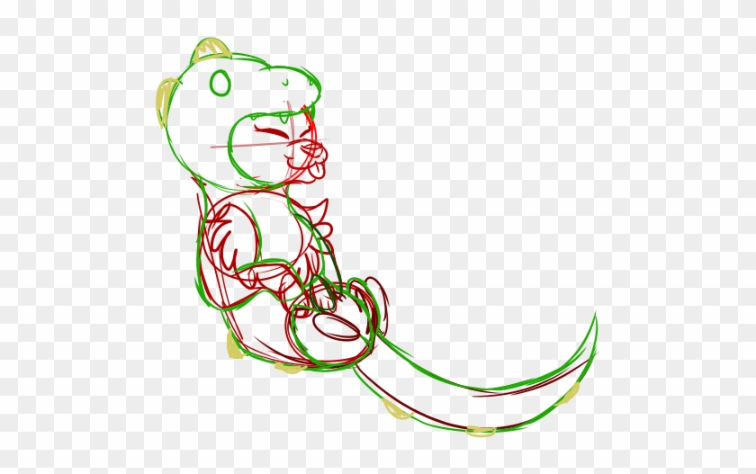 Dino Gossamer Map Part Wip By Wolfartist86 - Cartoon #1207583