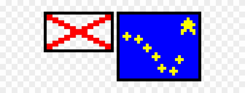 Flags Part 1, Alabama And Alaska - Cross #1207981