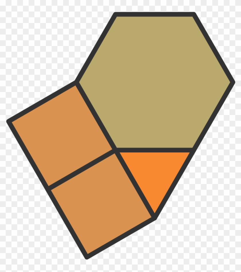 Regular Polygons Meeting At Vertex 4 3 4 4 - Regular Polygons Meeting At Vertex 4 3 4 4 #1208735