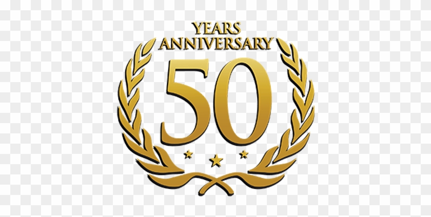 50 Years Anniversary Laurel - Wedding 25th Anniversary Logo Png #1208780
