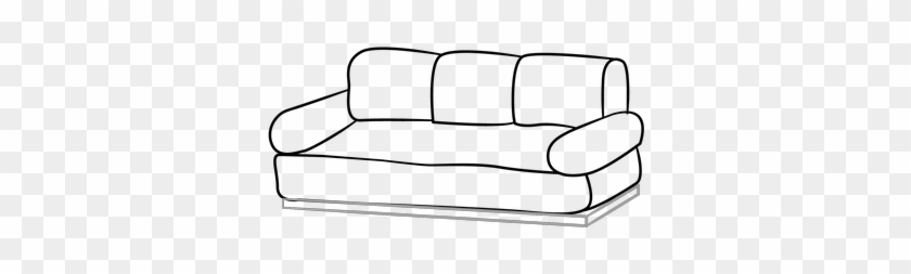 Couch Drawing - Easy To Draw Couch #1208889