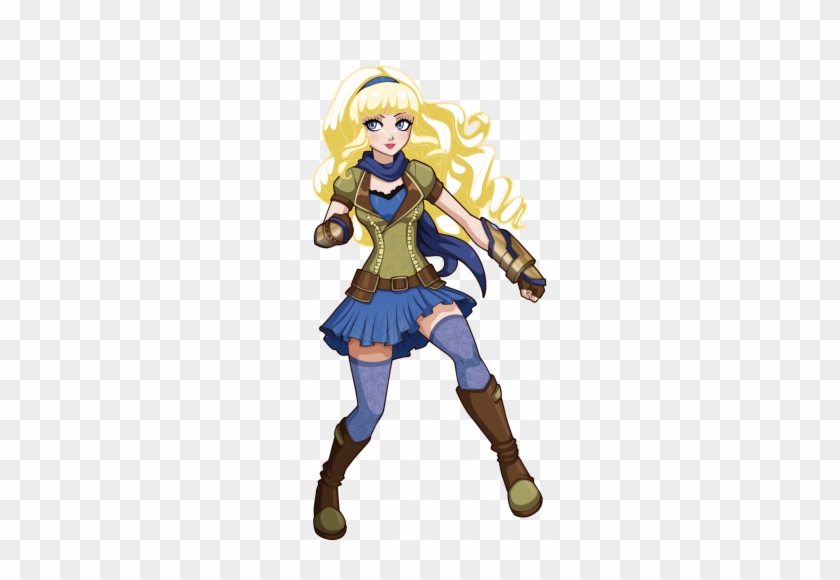 An Attempt At Drawing My Girlies In The Style Of The - Custom Rwby Dolls #1208892