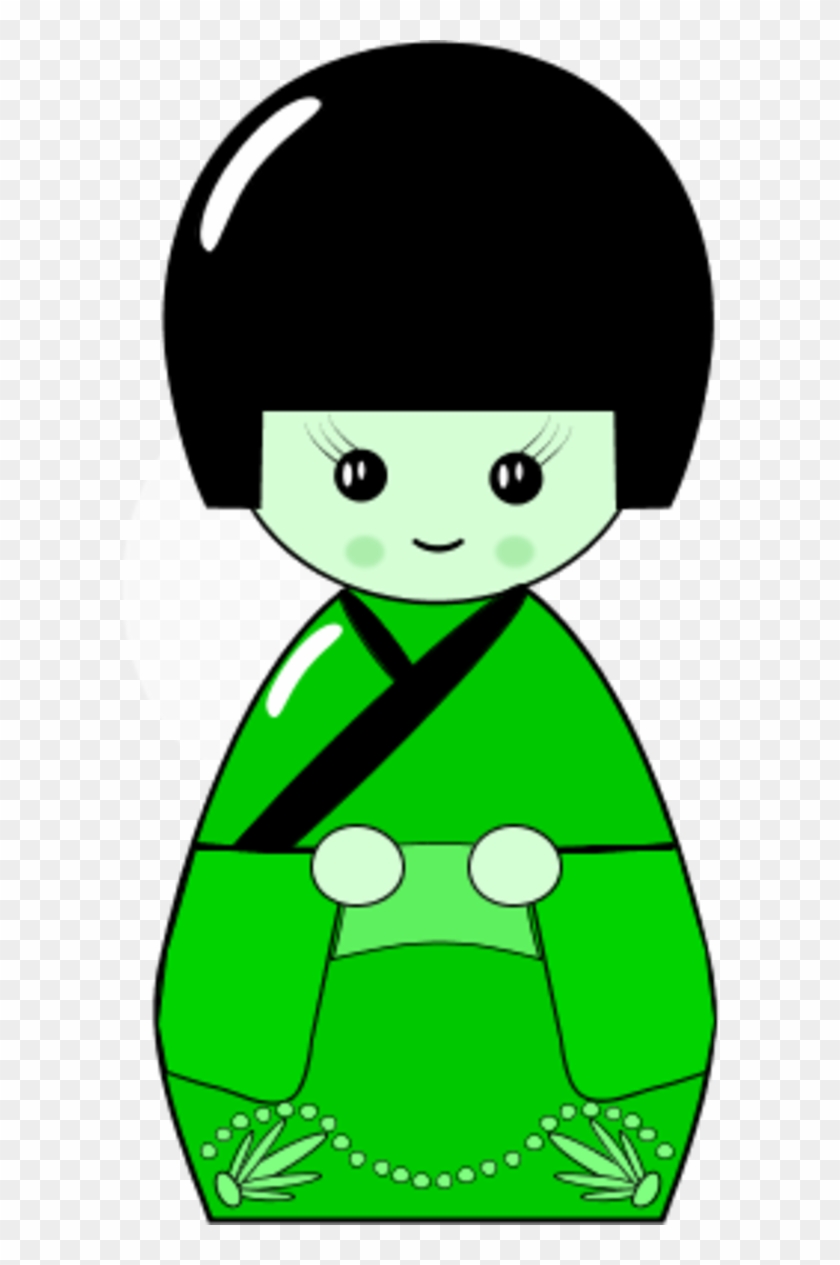 Large Kokeshi Doll Clipart - Japan Clip Art Png #1209012