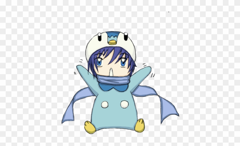 Piplup Kaito By Jackie Cat Demon - Cartoon #1209316