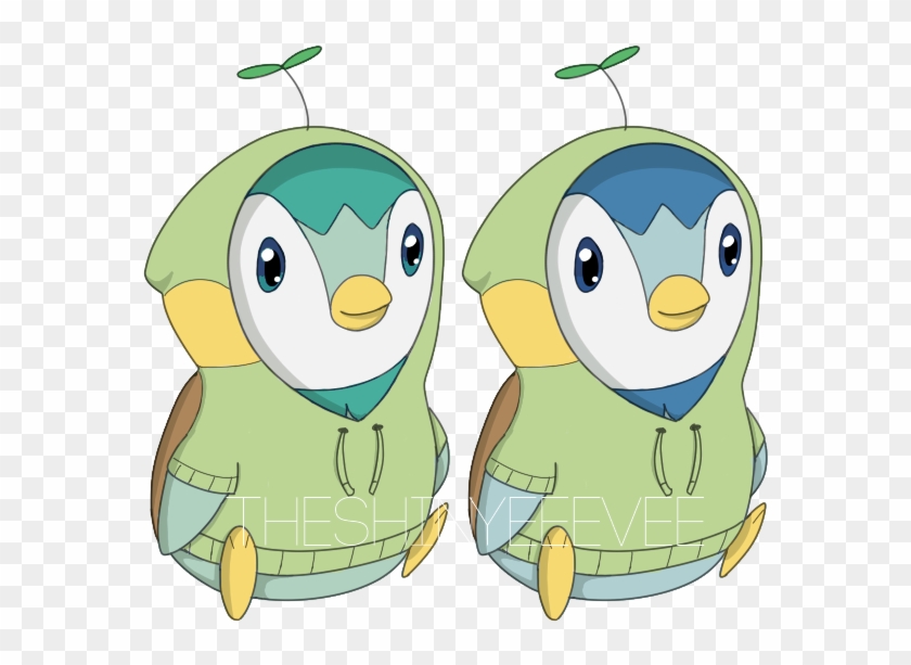Piplup's Turtwig Hoodie By Theshinyeeeveee - Piplup #1209360