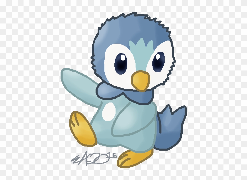 Pokemon Piplup Up And Away Images - Cartoon #1209386
