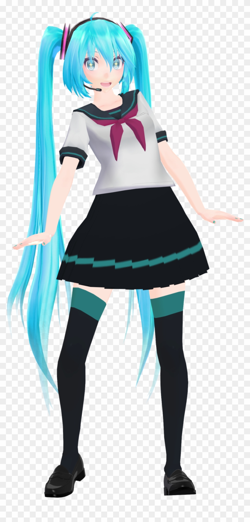 Anime And Chibi Drawings, How To's And About's - Mikumikudance #1209446