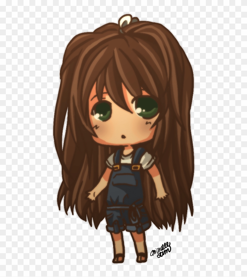 Brown Hair Chibi Girl #1209673