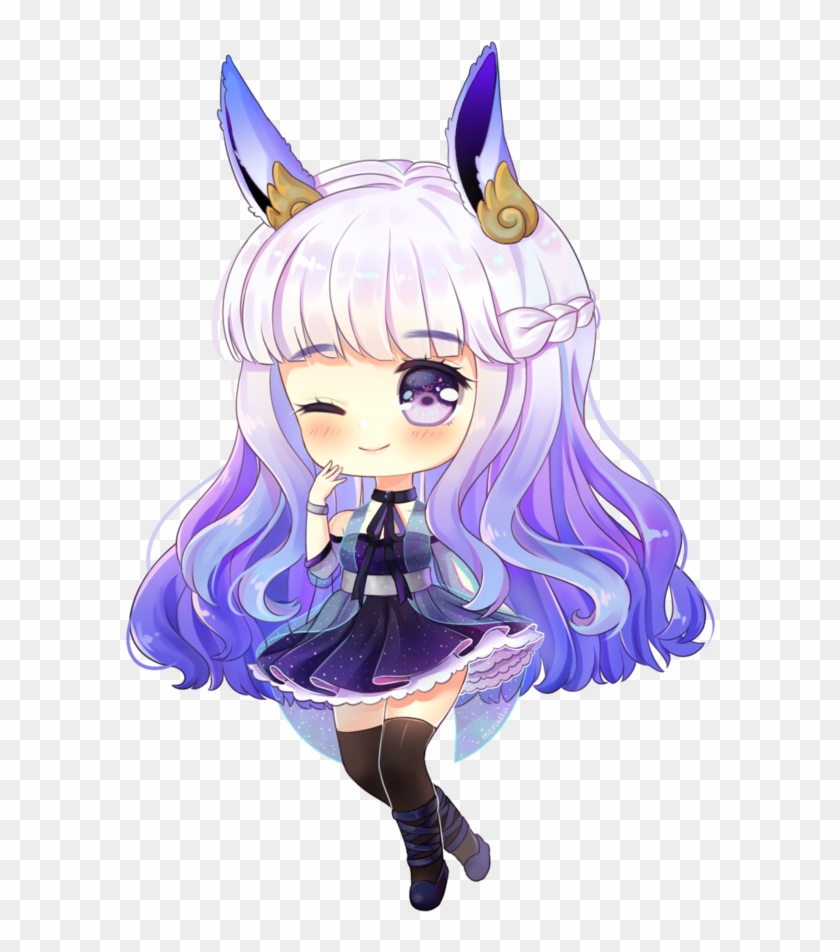 Roblox Anime Girl With Blue Hair Decal Download - Super Cute Chibi Anime #1209719