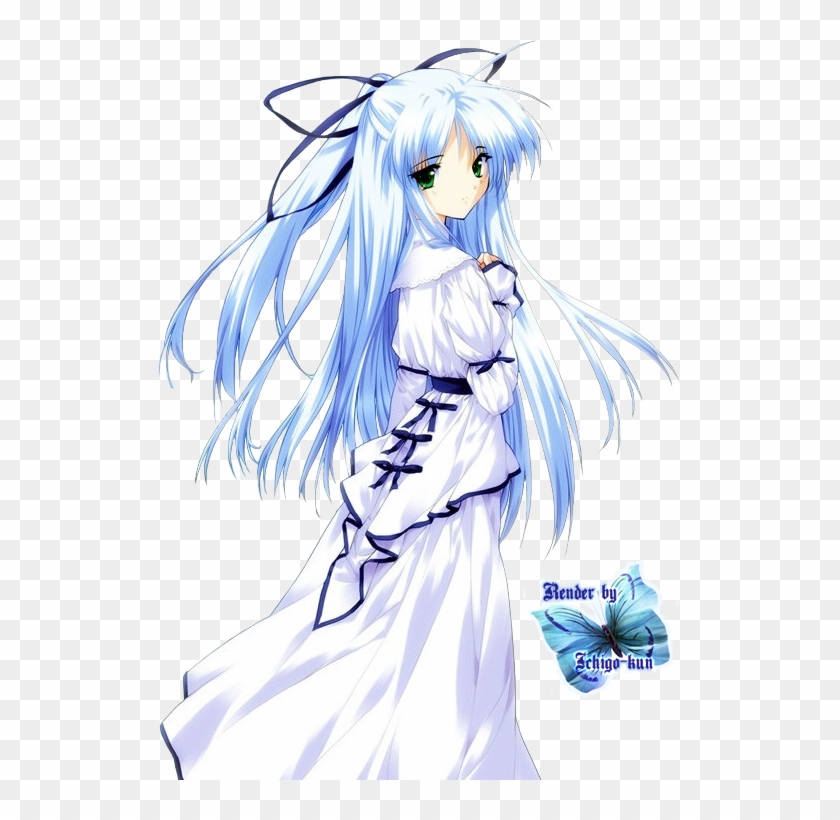 Anime Girl With White Hair #1209758