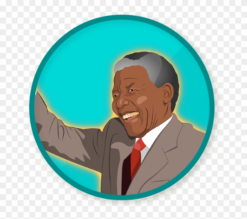 Wittywe - Nelson Mandela Transparent Clipart #1209875